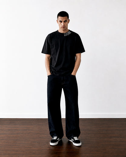Men’s black collarmark T-shirt